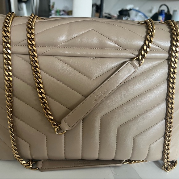 YSL MED LOU LOU. DARK BEIGE AUTHENTIC - Picture 10 of 10